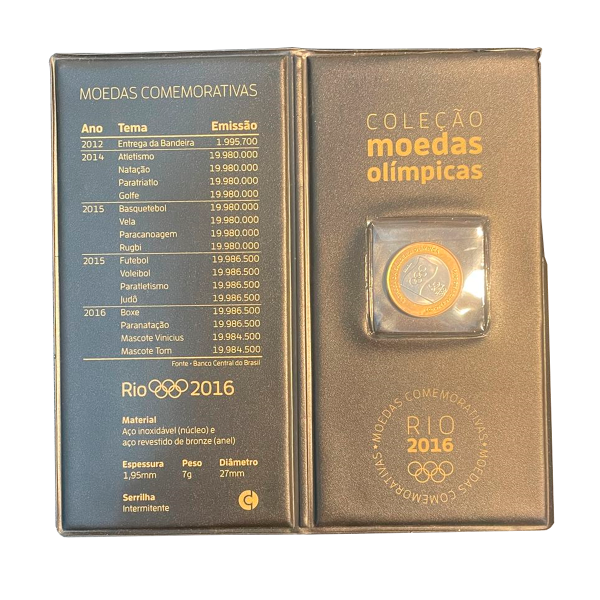 Moedas Comemorativas Olimpíadas Brasil Rio 2016